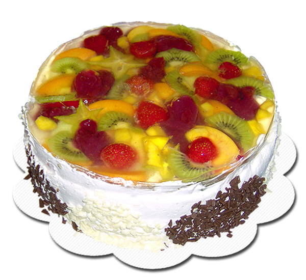 Торта със сметана и плодове