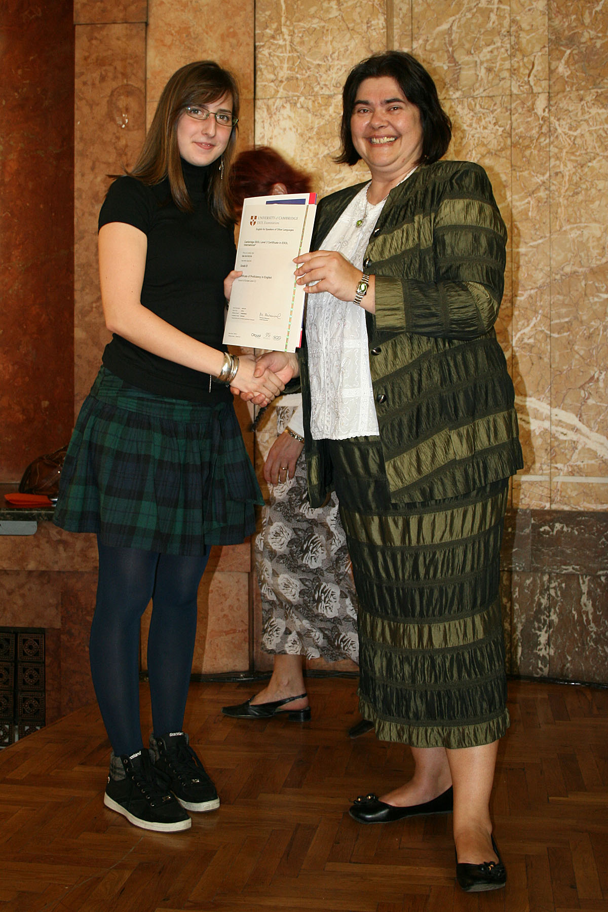 Церемония по връчване сертификатите Cambridge - 22.09.2010 г.